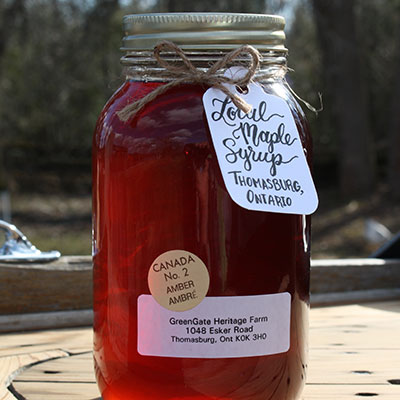 Jar of Local Maple Syrup